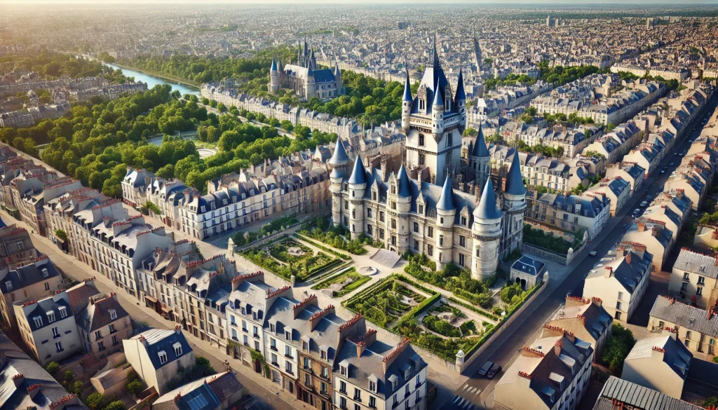 Vincennes vue de haut