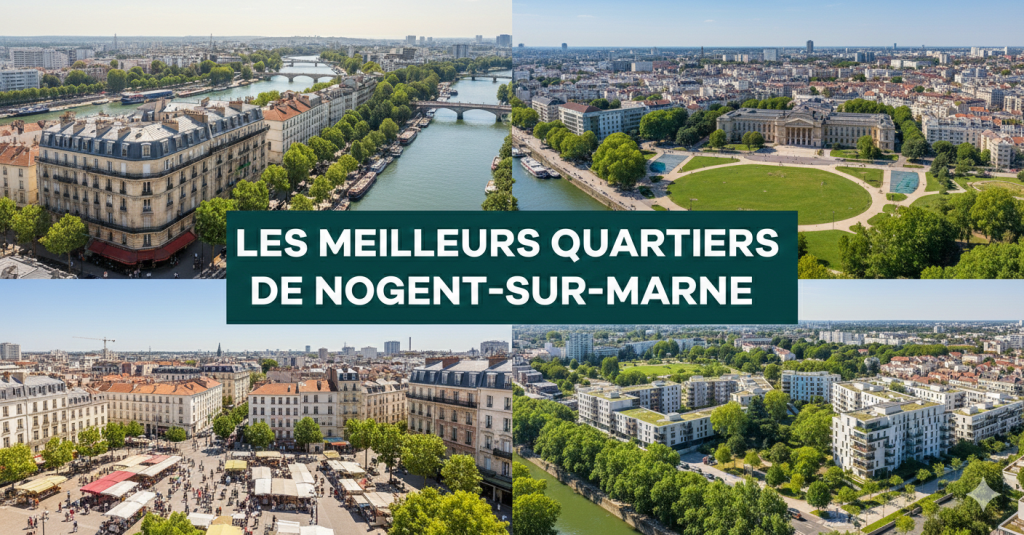 Les meilleurs quartiers de Nogent-sur-Marne : RER A ou RER E, quelle gare choisir ?